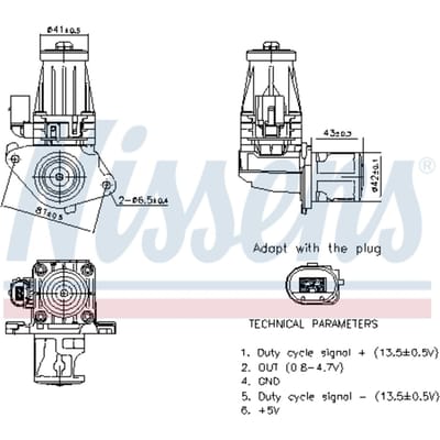 EGR-klep NISSENS 98377
