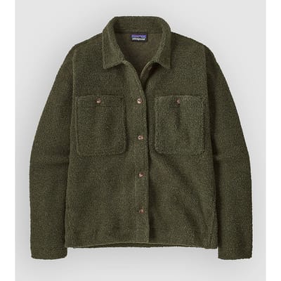 Patagonia Reclaimed Sweater Shirt Jas groen