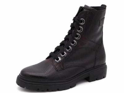 Durea Dames Veterboot - 9809-755-1268 Bruin - Wijdte H - Maat 4 (37)