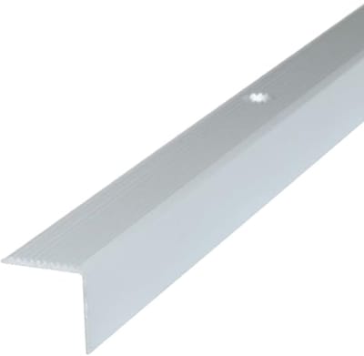 Aluminium trapneus profiel 100cm x 30mm x 30mm voor trap hoek - Vloerprofiel in zilver