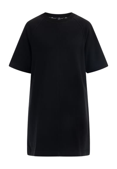 Dreimaster sweatshirt jurk Dames zwart