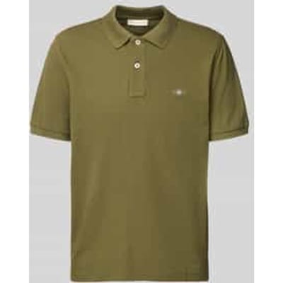 Poloshirt met labelstitching