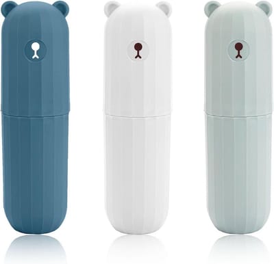 3-delig tandenborstel set - waterdicht reistasje voor tandenborstel en tandpasta