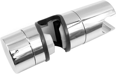 Allecto - Vervangbare Doucheslang Houder - Verstelbaar en Duurzaam - Chroom Kleur - Geschikt voor 18-25 mm - Handdouche Accessoire - Ideaal voor Ba..
