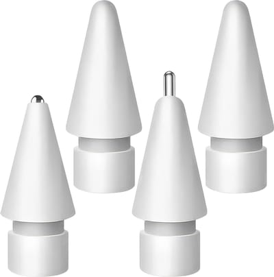 YONO Tips geschikt voor Apple Pencil - 1e/2e Generatie - USB-C - Pro - Punten - Dop - 4-Pack