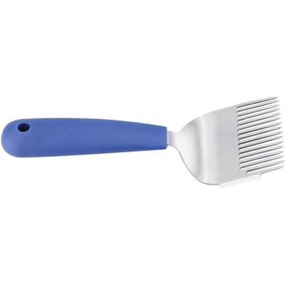 Fourchette à désoperculer en acier inoxydable avec manche en plastique Fournitures pour ruche Outils d'apiculture blue