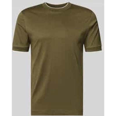 Slim Fit t-shirt van zuivere katoen model 'Tessler 195'