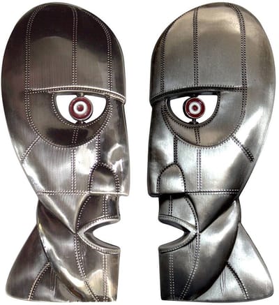 Pink Floyd - Metal Heads Koelkastmagneet - Zilverkleurig