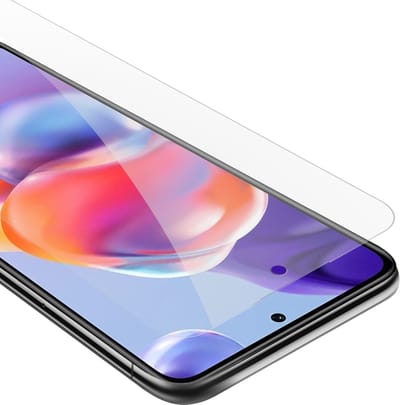 Cadorabo Screenprotector geschikt voor Xiaomi RedMi NOTE 11 PRO+ - Pantser film Beschermende film in KRISTALHELDER Geharde (Tempered) display beschermglas in 9H hardheid met 3D Touch