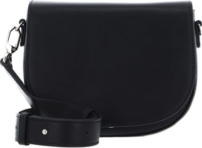 SEIDENFELT MANUFAKTUR Schoudertas Driva Saddle Bag Black Zwart