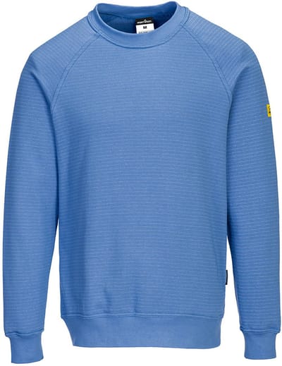 Portwest Anti-statisch ESD Sweatshirt AS24 - Hamilton Blauw - L