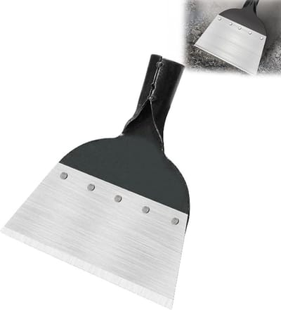 Multifunctionele outdoor tuinreinigingsschep - wieden schep van staal - platte schep voor onkruid - tuinhulp gereedschap - planten onkruidschep voor tuin huis boerderij (28 cm)