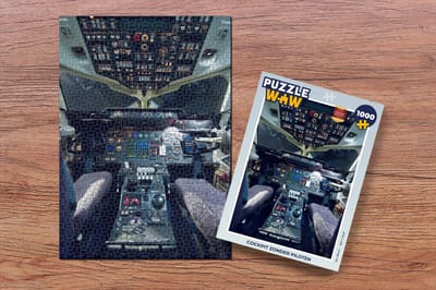 Puzzel Cockpit zonder piloten - Legpuzzel - Puzzel 1000 stukjes volwassenen