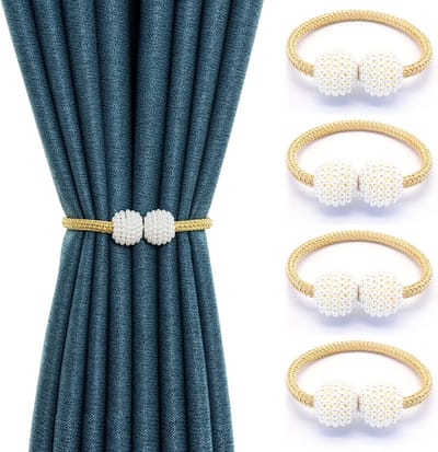 Magnetische Gordijnbanden - Elegante Raamdecoratie - 4 stuks
