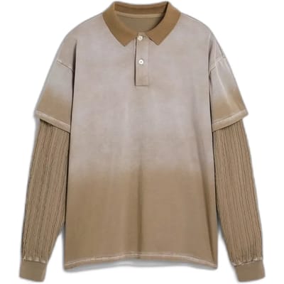 Polo met lange mouwen Desigual Cuttings