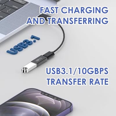 USB C naar USB 3.0 Adapter - 2 Stuks, Gegevensoverdracht, Snelladen en Audio-uitgang