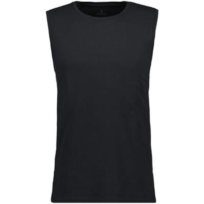 Ragman Ondermode Athletic Jersey Shirt Round Neck Zwart / male