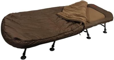 Kampeerbed met Slaapzak - Bivakbed Visbed - Kamperen en Vissen - 8 Verstelbare Poten - 220x100cm - Multicolor