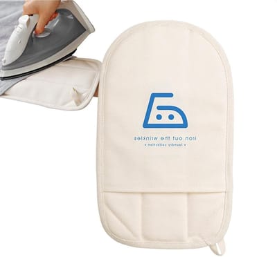 Strijkijzer handschoen - Stoomhandschoen kleding - Kleding strijken - Hittebestendig tot 200°C - 29 x 17.5 cm - Grijs