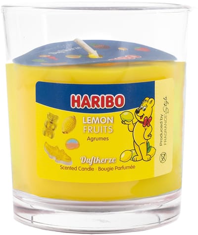 Haribo Geurkaars - citroen vruchten - met citroengeur