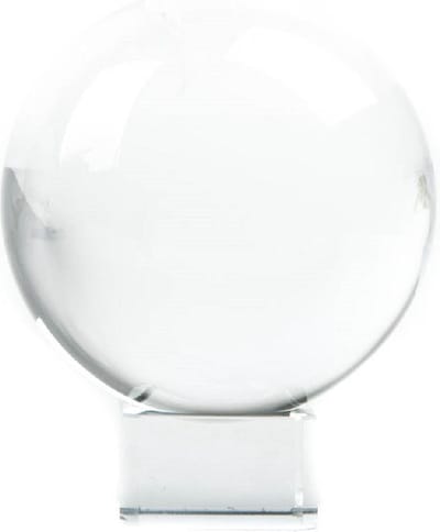 Kristallen bol + voetje glas - 12 - 2600 - Kristal - Glas