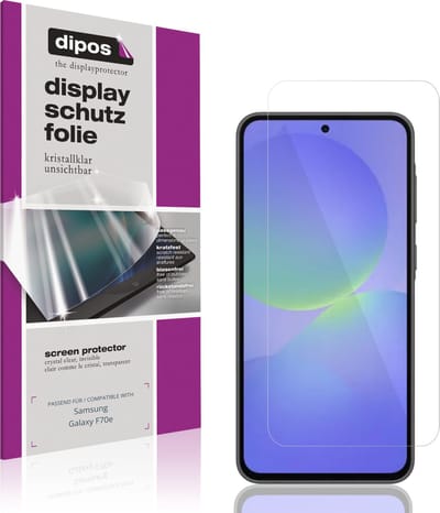 dipos – 4x Beschermfolie geschikt voor Samsung Galaxy F70e | Krasbestendige & heldere Screenprotector Ultra-Thin