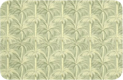 WC mat 60x40 cm - Antislip - Palmwoud - Tropisch - Groen - Toiletmat - Vloermat - Douchemat - Toilet tapijt - Toiletmatten