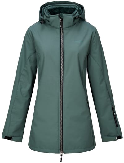 Nordberg Tiara Dames Gevoerde Softshell Ls06401-lg - Kleur Groen - Maat S