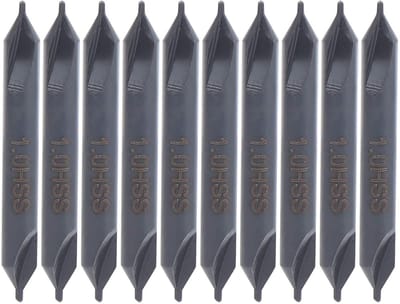 Dailygoods - Centerboor Set - 10-delige Set - HSS - Precisie en Duurzaamheid - Boren en Frezen - Geschikt voor Metaalbewerking - Gereedschap