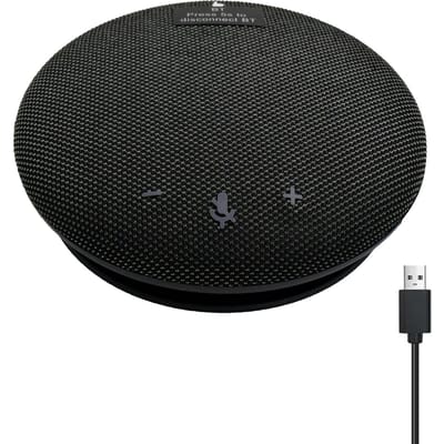 Draagbare BT-conferentiemicrofoon Luidspreker Ingebouwde luidspreker 360 graden omnidirectionele microfoon met dempen USB&BT