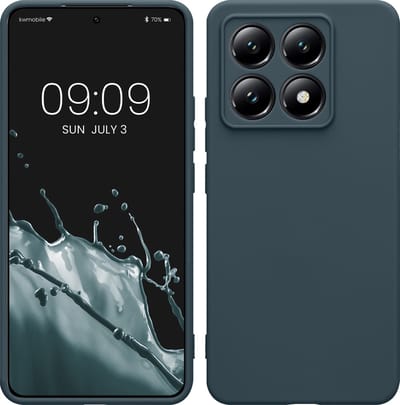 kwmobile telefoonhoesje geschikt voor Xiaomi 14T - Hoesje voor smartphone - Precisie camera uitsnede - In leisteen