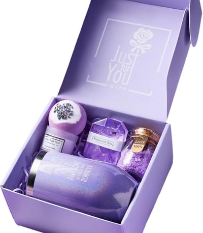 Spa Cadeauset - Verwenpakket Dames - Ontspanning Thuis - Compleet Badpakket - 23 x 23 x 11 cm