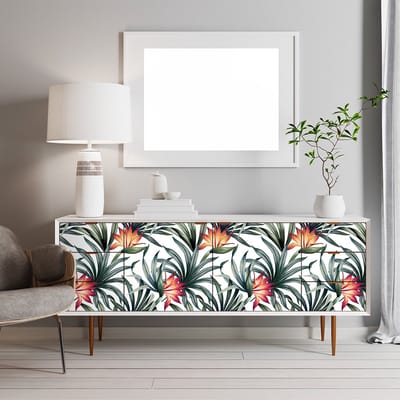 Ambato sticker met tropisch meubelmotief, 60 x 90 cm