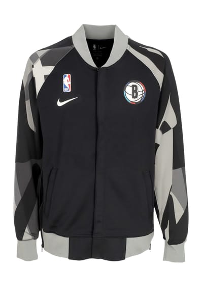 Lichtgewicht College Man Nba City Edition Dri-fit Showtime L/s Full-zip Top Bronet Zwart/zwart/wit