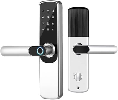 Slim deurslot met vingerafdruk, Keyless entry, Elektronisch deurslot met handgreep, APP-bediening voor woning en kantoor