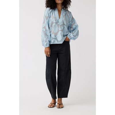 Alchemist Top Jill Faded Blue Maat: 34 | Longsleeves Outlet | Dames | Blauw