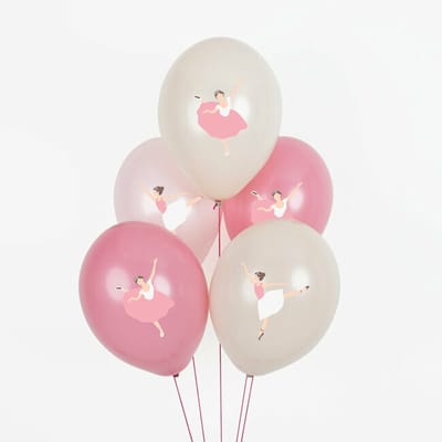 My Little Day bedrukte ballonnen ballerina - ballet - themafeest kinderfeest latex