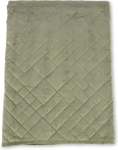 Luxe groene sprei 260 x 260 cm van polyester en microvezel