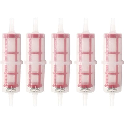 5 X filtres à carburant Diesel en ligne filtre universel pour chariot élévateur 8-10mm multicolore