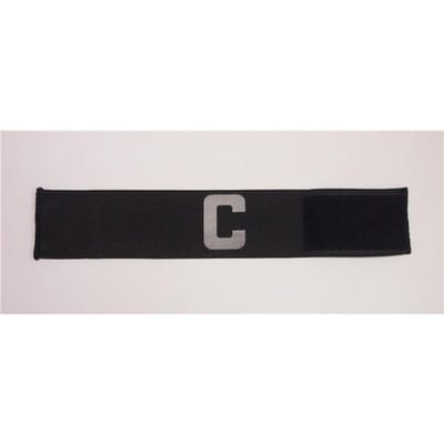 Voetbal Aanvoerdersarmband, Verstelbare Kleur C Label Bedrukking Volwassenen Kinderen Armband Armband voor Voetbalfans Average size 32 * 7cm zwart