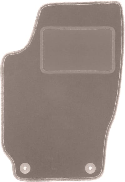 Beige bestuurdersmat voor: Skoda Fabia I hatchback, sedan, stationwagen (1999-2007)