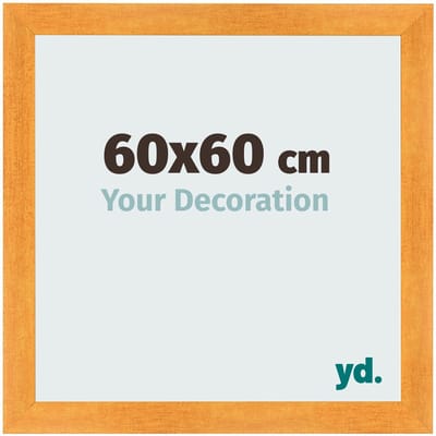 Your Decoration - Fotolijst 60x60 cm - MDF - Oranje - Pisa