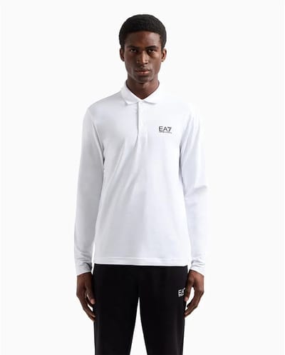 Ea7 Emporio Armani 8npf15_pjvqz Poloshirt Wit S Man