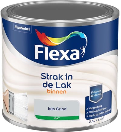 Flexa - Strak Op De Muur Binnen Mat - 100% Lavendel - Mengverf - 2,5 L