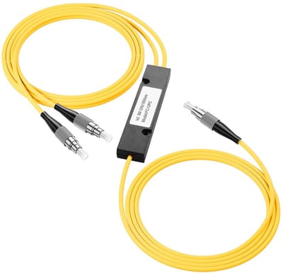 FC/UPC Glasvezel Splitter 1x2 - Optische Kabel Verdeler voor Netwerk en Communicatie
