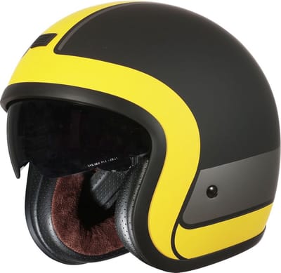 Origine | sprint record | jethelm mat geel-zwart | maat M | snorfiets, scooter & motor