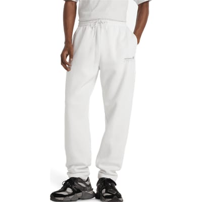 New Balance Linear Graphic Pant Broeken Heren - Wit - Maat M - Katoen Jersey