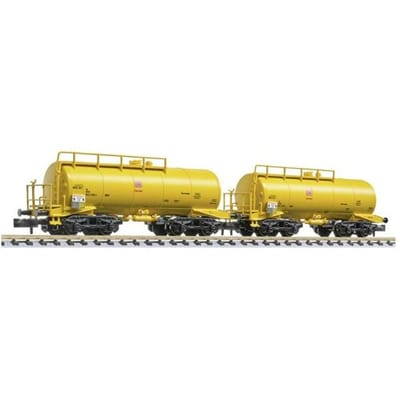 Liliput L260114 N 2-delig Set 4-assige Ketelwagen „Bluskabel Wilhelm Köhler” DB AG EP.V