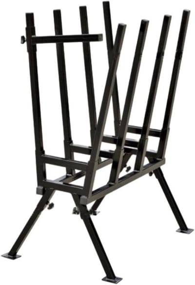 Zware Zaagbok - Werkondersteuning - Houtbewerking - 500 Kg Draagvermogen - 87 Cm Hoog - Zwart
