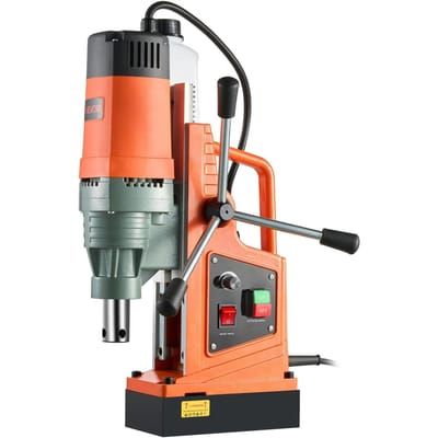 Perceuse Magnétique, Moteur 1550W Diamètre de Carottage 50 mm, Force Magnétique 13000 N, Vitesse Variable 0-550 tr/min, Perceuse Magnétique Électrique Portable Perçage